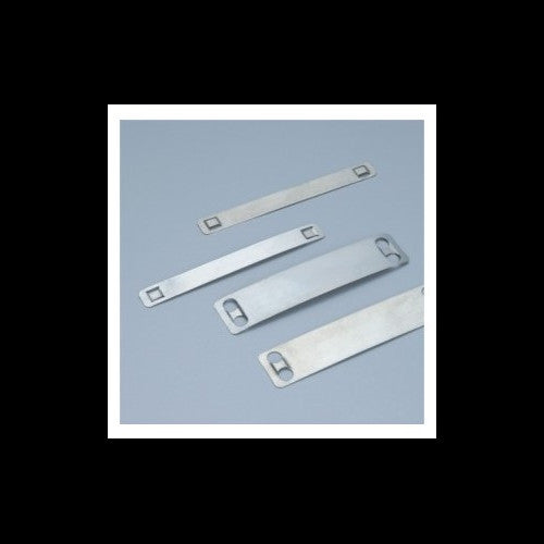 304 Grade Stainless Steel Marker Plates - Pack of 100