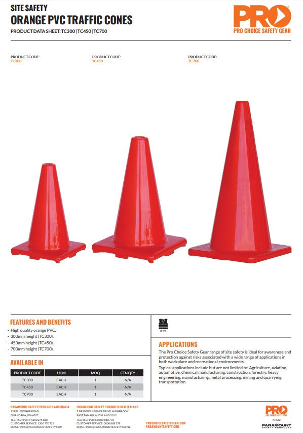 Pro Choice Traffic Cones