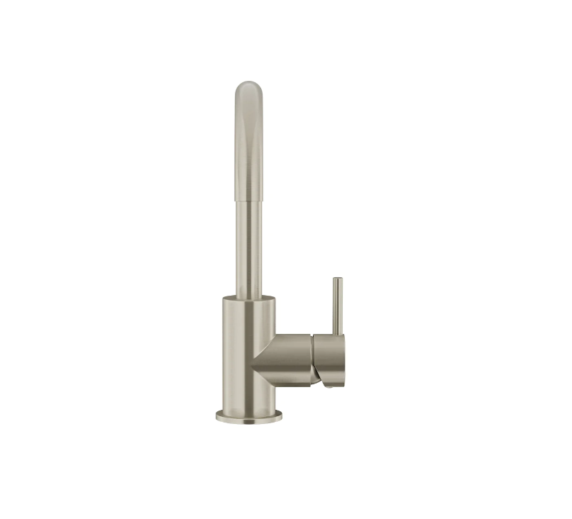 Meir Round Gooseneck Basin Mixer with Cold Start - Various Colour Finishes