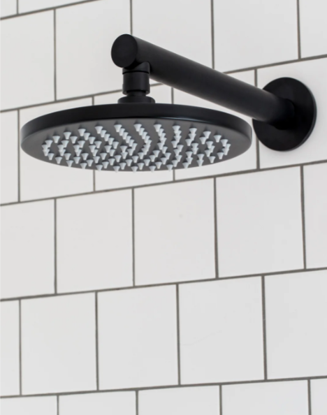 Meir Round Shower Rose 200mm - Various Colour Finishes
