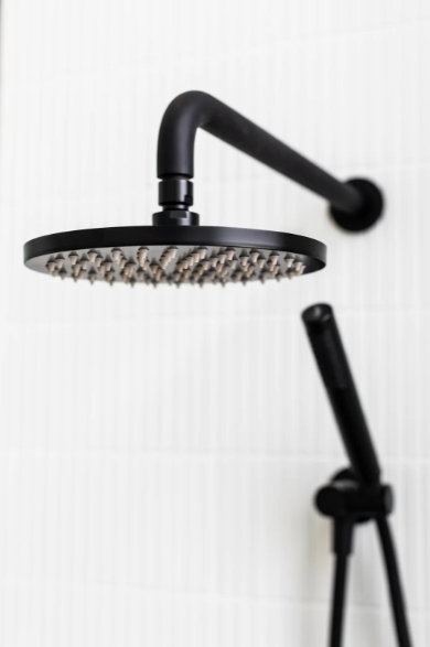 Meir Round Shower Rose 200mm - Various Colour Finishes