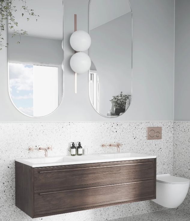 Meir SIGMA 21 Dual Flush Plates to suit Geberit - Various Colour Finishes