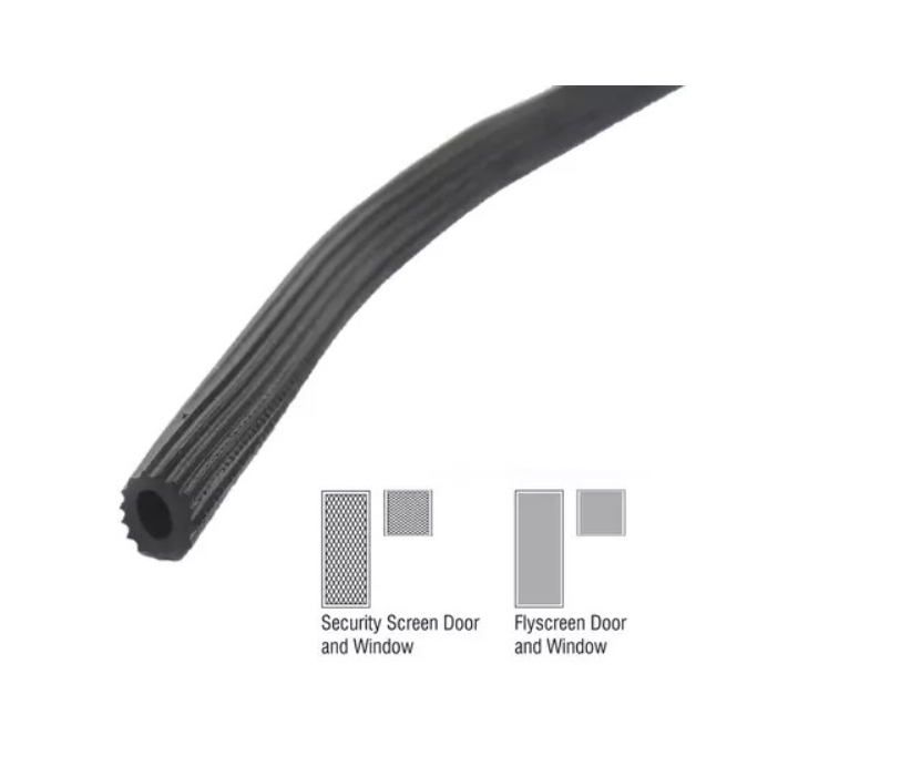 FLYPRO PVC Ribbed Spline - 300m Rolls - Various Diameters