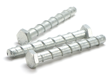 Flanged Hex Head Galvanised Screwbolt - Various Diameter x Length and Box Quantities