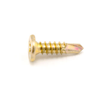 Macsim Pancake Head Self Drilling Screws (Phillips Drive) Yellow Zinc Plated - Box of 1000 - Various Sizes
