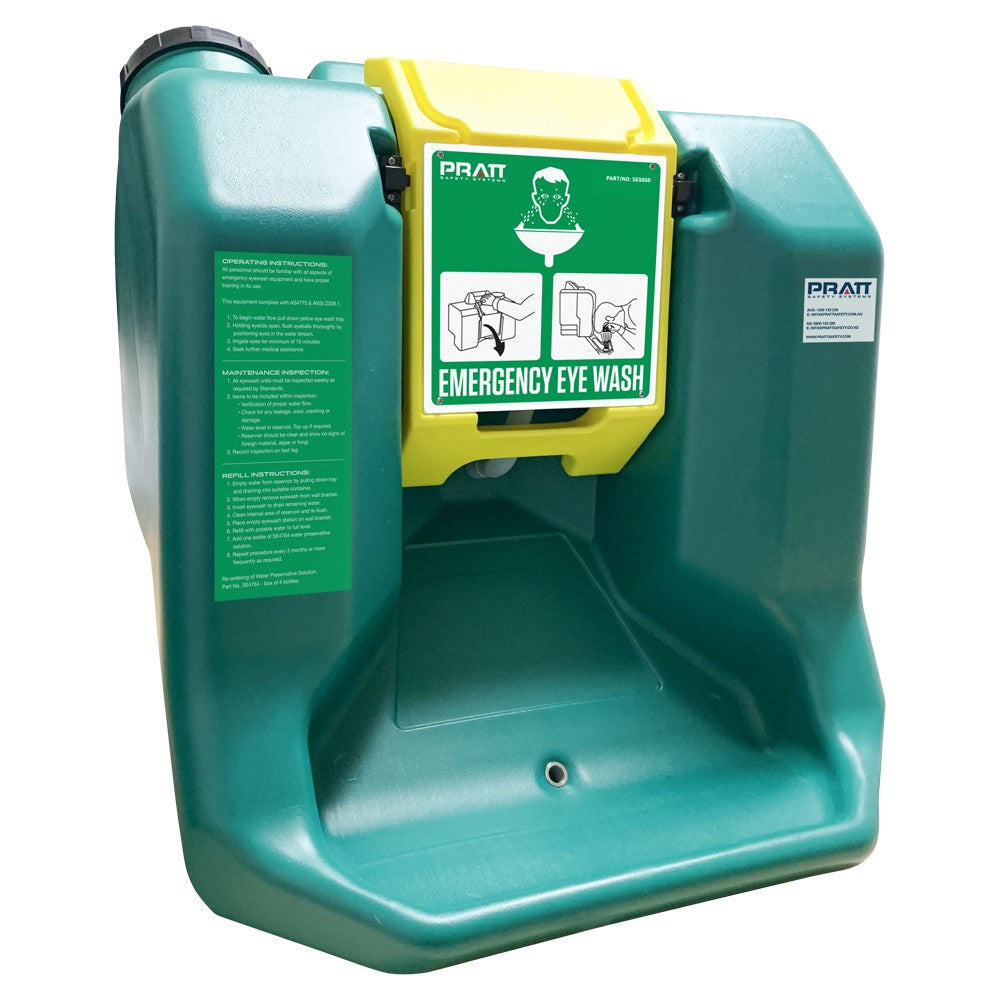 Pratt Portable Eye Wash Units and Accessories