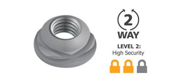 Prolok Security Scroll Nut 304 Stainless Steel - Box of 100