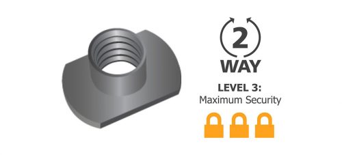 Slab Tee Nut 304 Stainless Steel Box of 100 - in 2 Sizes