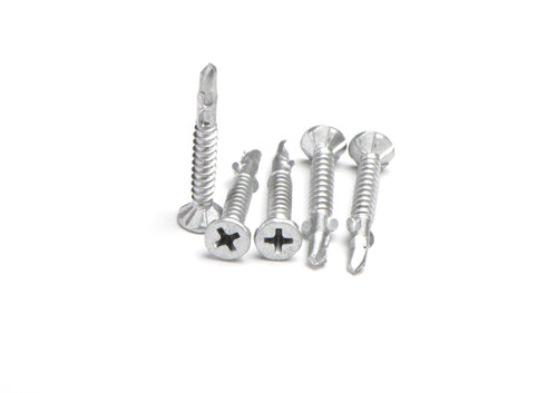 Winged Self Drilling Screws Countersunk Self Embedding Head
