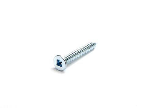 Macsim Countersunk Self Tapping Screws (Square Drive) Zinc Plated - Box of 1000 - Various Sizes