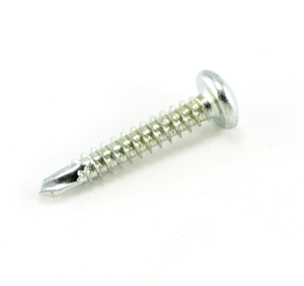 Macsim Pan Head Self Drilling Screws (Square Drive) Clear Zinc Plated - Box of 1000 - Various Sizes