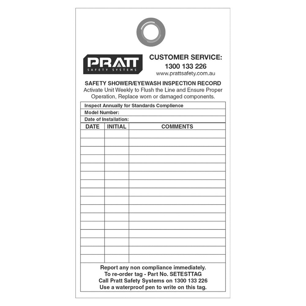 Pratt Emergency Showers and Eye Wash - Accessories