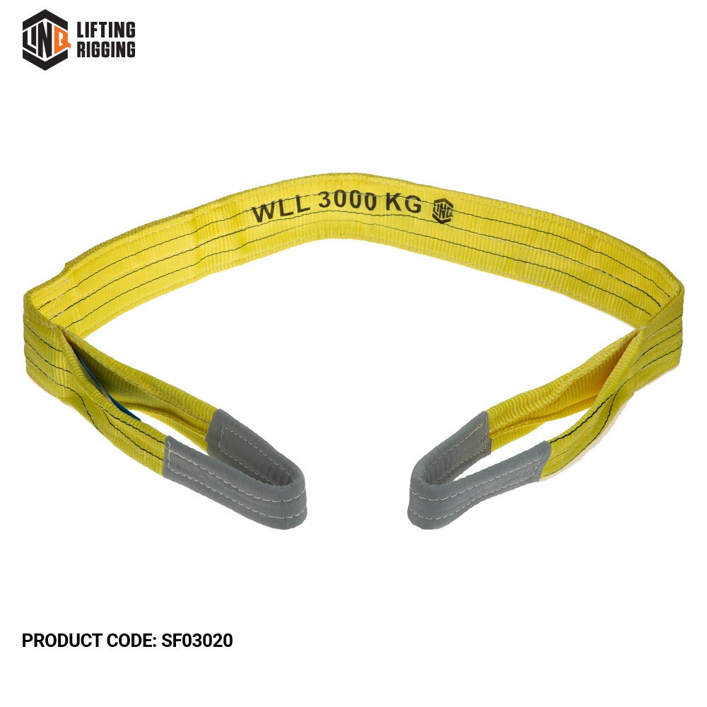 Linq Sling Flat 8:1 WLL Polyester - Various Capacity and Lengths