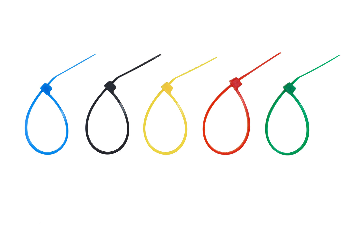Nylon Cable Ties 4.8mm x 200mm - 3 Colour Options - pack of 100 ties