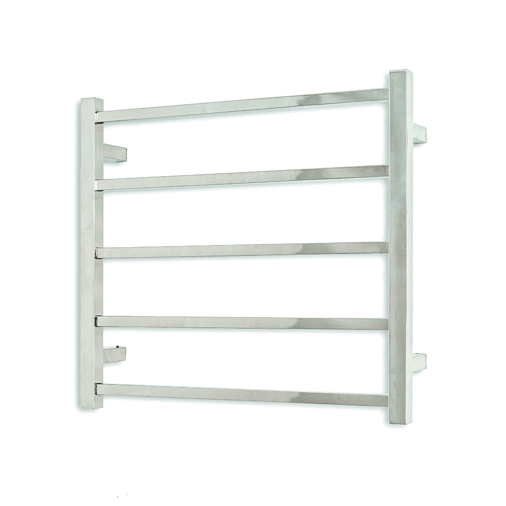 Radiant NON-Heated SQUARE Bar Towel Rails (SLTR03) 550mm Tall - Multiple Widths in Mirror Polished Finish