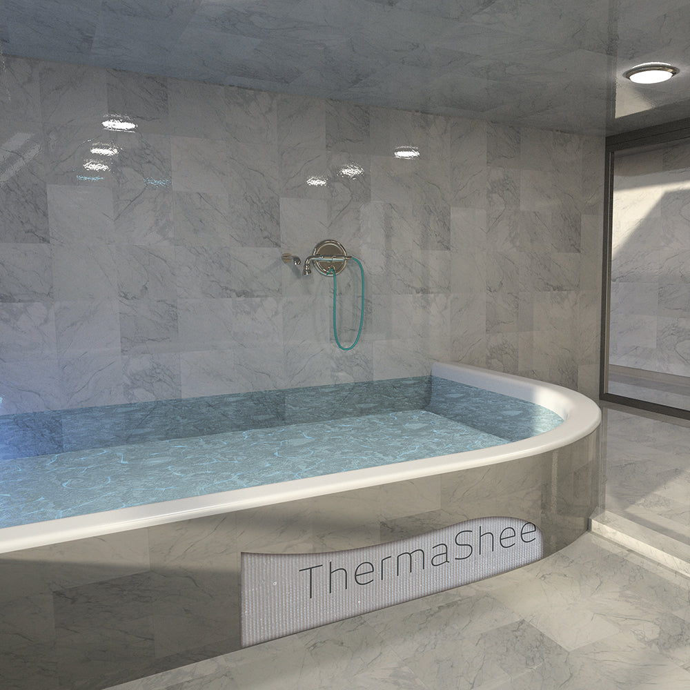 Radiant ThermaSheet Insulated CURVED Tile Backer Board - 30mm Thickness, 600mm Width - Boxes of 6 Sheets - Various Lengths