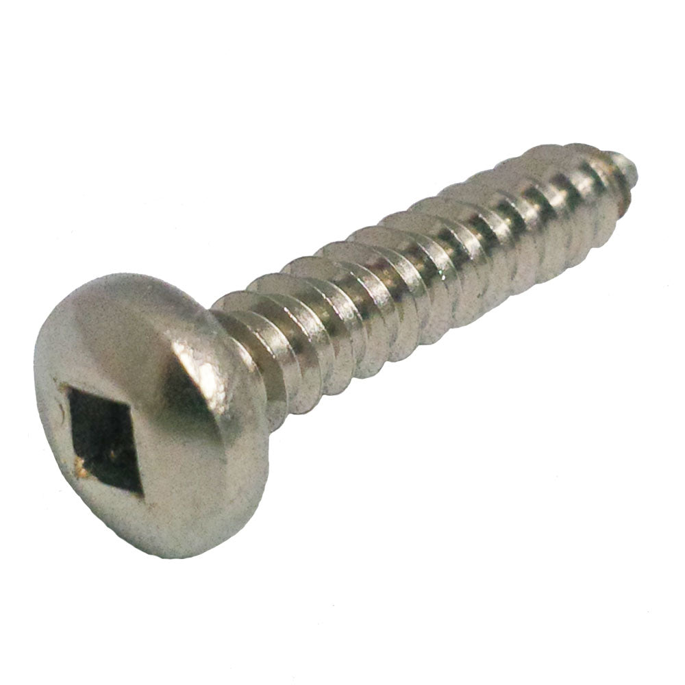 Sentinel Pan Head Self Tapping Screw (Square Drive) 304 Grade Stainless Steel - Box of 1000 - Various Sizes
