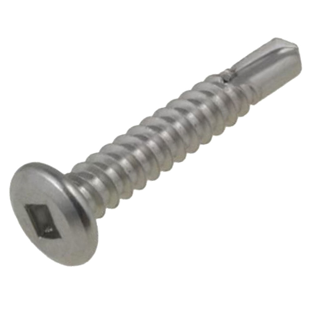 PROLNX Pan Head Self Drilling Screws (Square Drive) Stainless Steel - Box of 1000 - Various Sizes