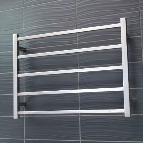 RADIANT Heated Towel Rail (STR03) 750 x 550mm - Bottom LEFT power STR03LEFT