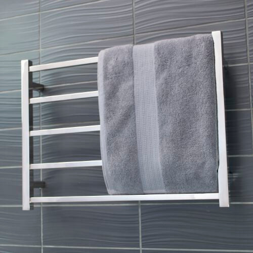 RADIANT Heated Towel Rail (STR03) 750 x 550mm - Bottom LEFT power STR03LEFT