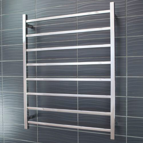 Radiant Heated Towel Rail (STR05) 800mm x 1000mm - 8 bars SQUARE