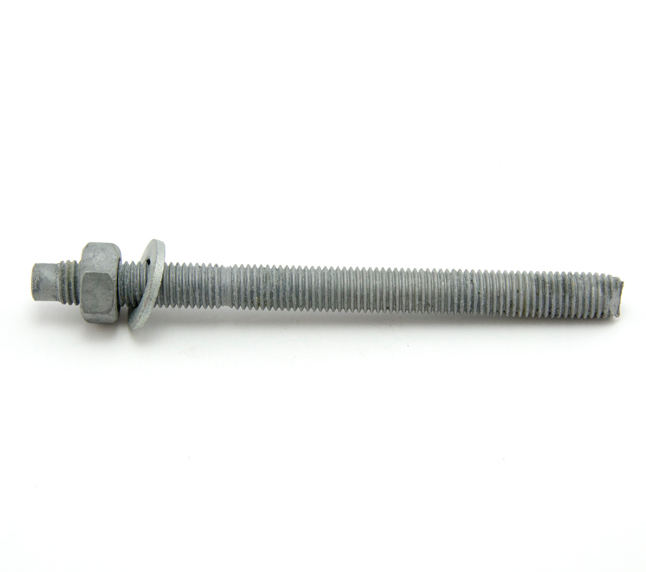 Macsim Chemical Anchor Galvanised Stud Bolts (Internal Hex Drive) – Box of 10 - Various Sizes