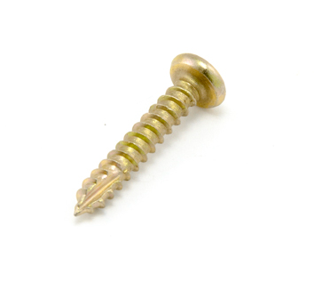 Macsim Type 17 Pan Head Screws Yellow Zinc Plated - Various Sizes