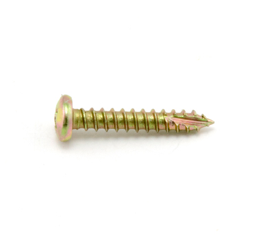 Macsim Type 17 Pan Head Screws Yellow Zinc Plated - Various Sizes