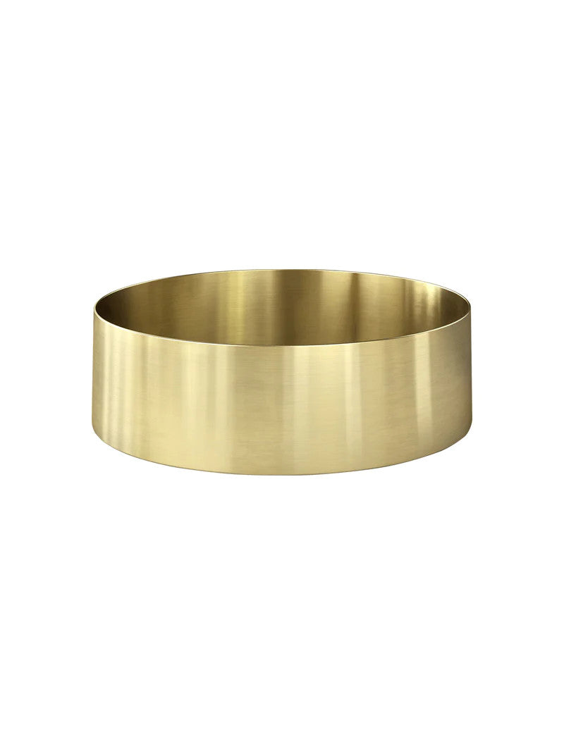 Meir Round Steel Bathroom Basin 380 X 110 - Various Colour Finishes
