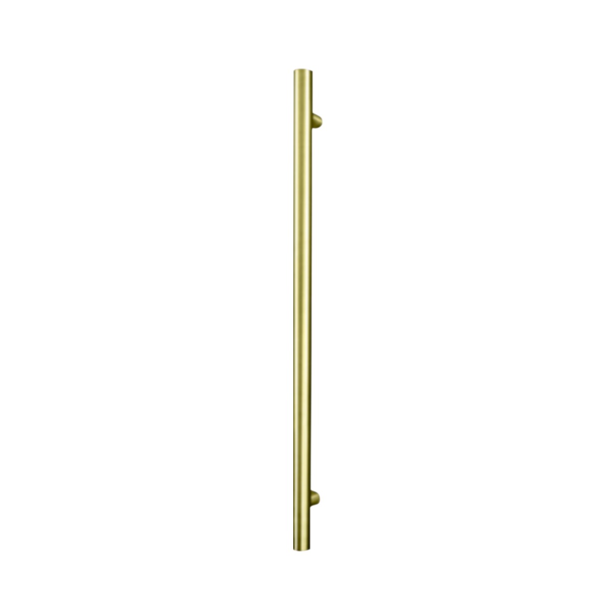 Radiant Single Vertical ROUND Bar Heated Towel Rail 950mm Tall - Various Colour Finishes