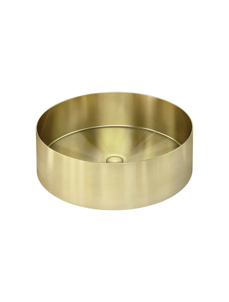 Meir Round Steel Bathroom Basin 380 X 110 - Various Colour Finishes