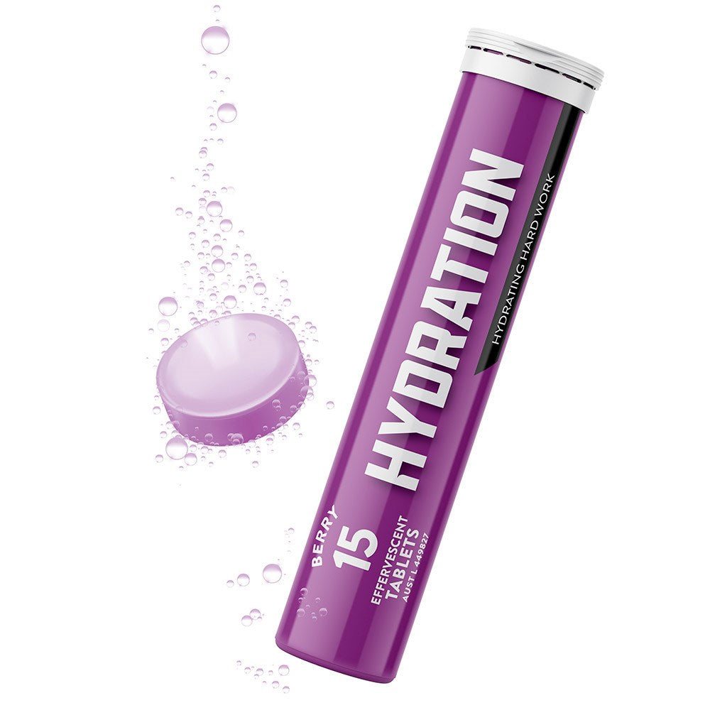 Thorzt Effervescent Tablets - Hydration + Vitamins Energy Punch, Berry, Orange