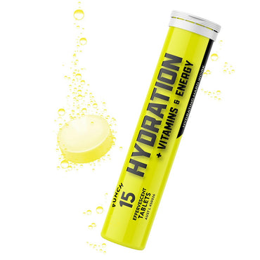 Thorzt Effervescent Tablets - Hydration + Vitamins Energy Punch, Berry, Orange