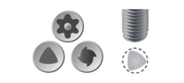 Sentinel Drive Thread Forming Galvanised Screws PZ4 Box of 1000 - in 2 Length Options