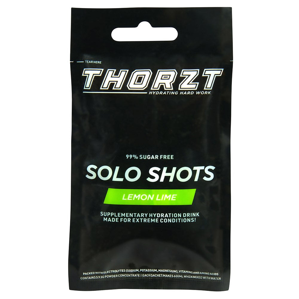 Thorzt 99% Sugar Free Electrolyte 5 x Solo Shot Hydration Sachet