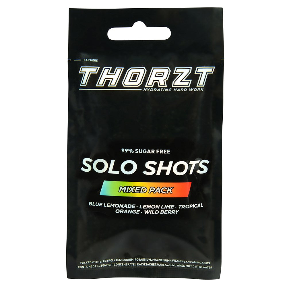 Thorzt 99% Sugar Free Electrolyte 5 x Solo Shot Hydration Sachet