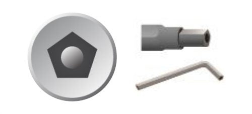 Pentaforce Tools Insert Drive Bits or Key Wrench