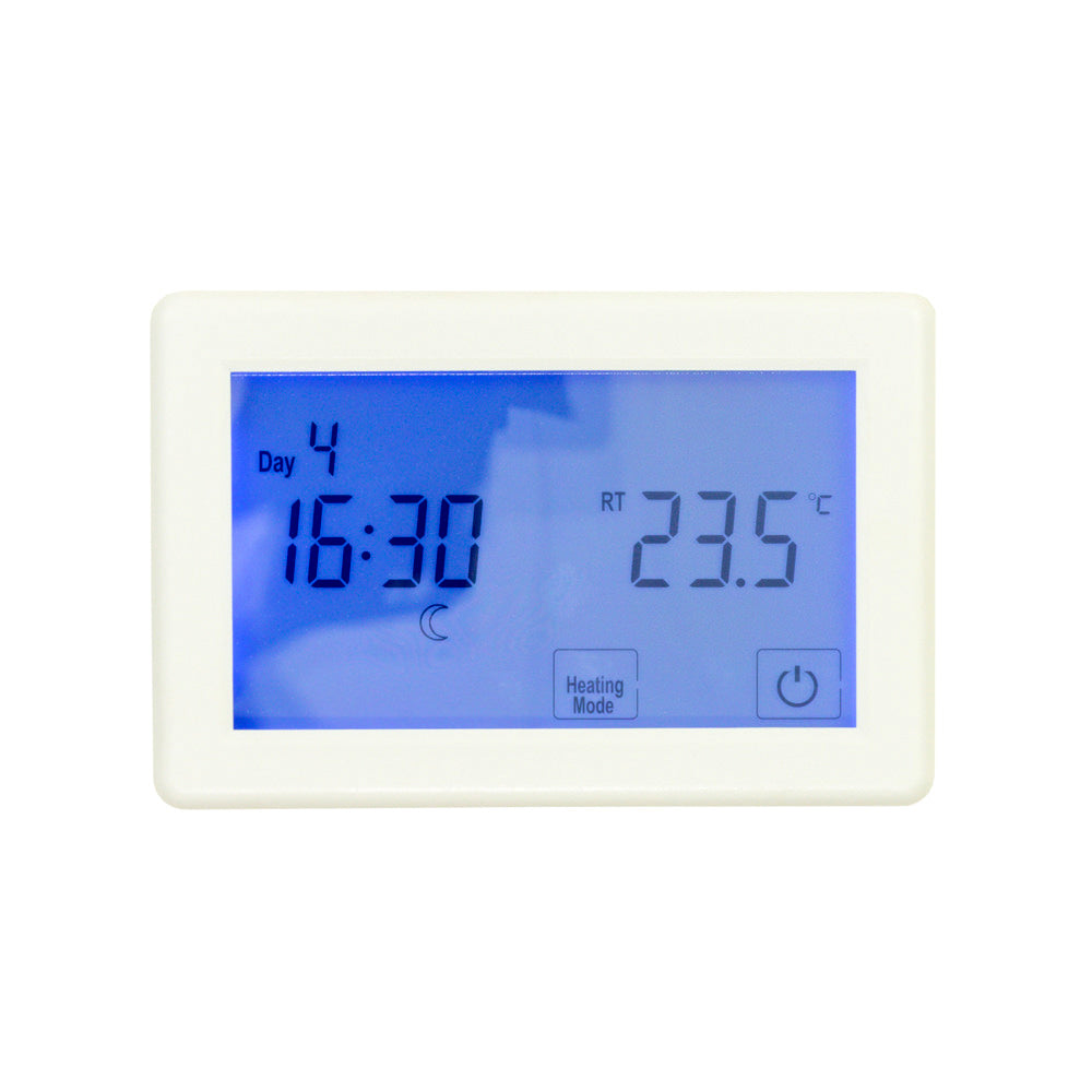 Under-Tile Floor Heating Mat Kit (200W/sqm) - 5sqm Mat (Covers 5.3 to 5.7sqm) - Various Thermostat Options Available