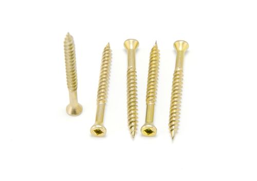 Macsim Countersunk TRIM Head Drywall Screws Yellow Zinc Plated - Box of 1000 - Various Sizes