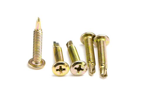 Macsim Wafer Head Self Drilling Screws (Phillips Drive) Yellow Zinc Plated – Various Sizes and Quantities