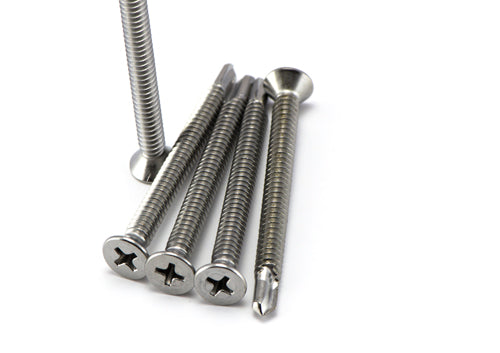 self drilling countersunk stainless 10g x 40mm