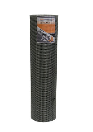 Vermin & Snake Wire Mesh 1200mm x 30m Roll 6.5mm squares 0.6mm wire gauge