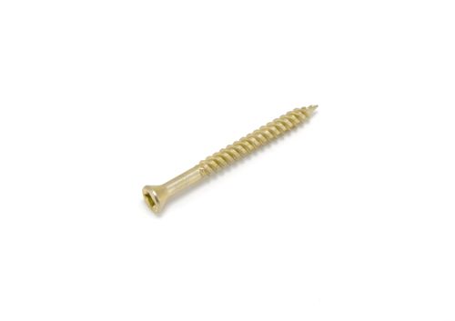 Macsim Countersunk TRIM Head Drywall Screws Yellow Zinc Plated - Box of 1000 - Various Sizes