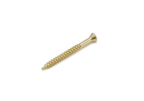 Macsim Countersunk TRIM Head Drywall Screws Yellow Zinc Plated - Box of 1000 - Various Sizes