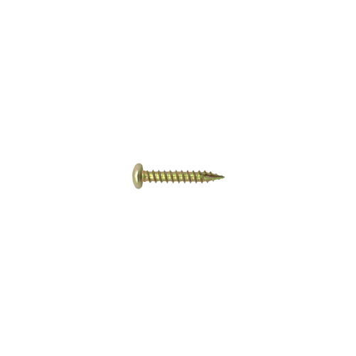 Macsim Type 17 Pan Head Screws Yellow Zinc Plated - Various Sizes