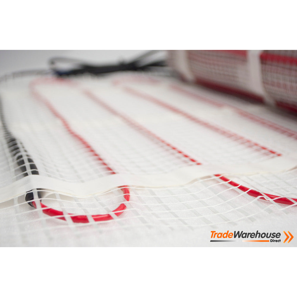 Under Tile Floor Heating Kit - 13sqm - BLACK Thermostat