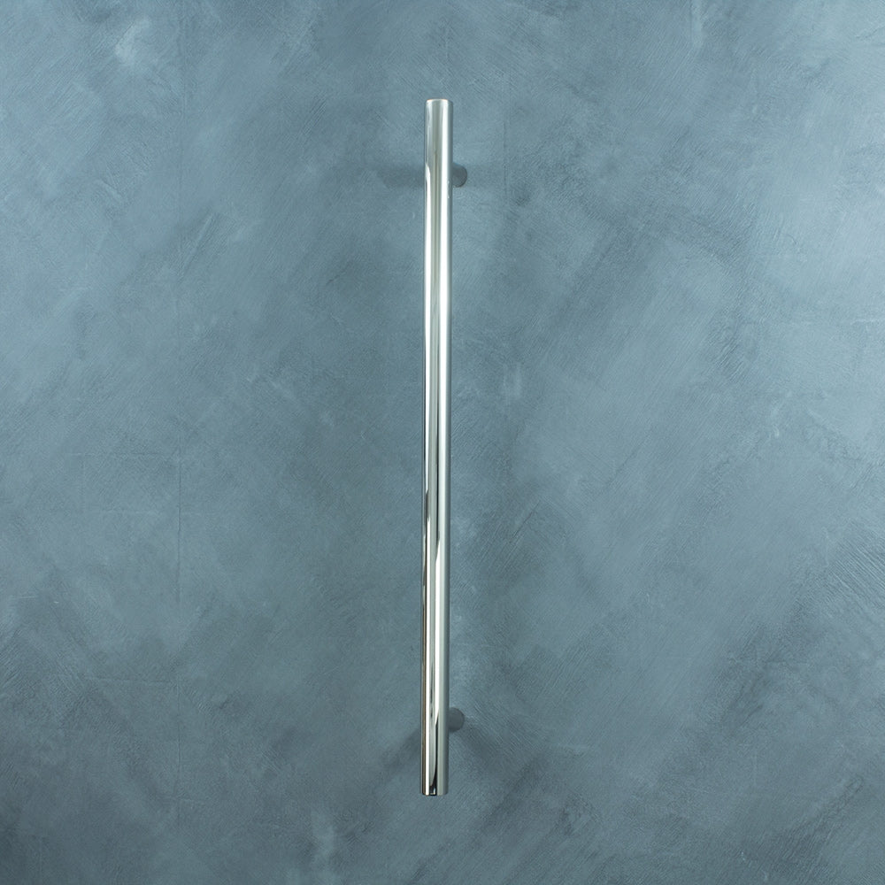 Radiant Single Vertical ROUND Bar NON-HEATED Towel Rail 950mm Tall - Various Colour Finishes