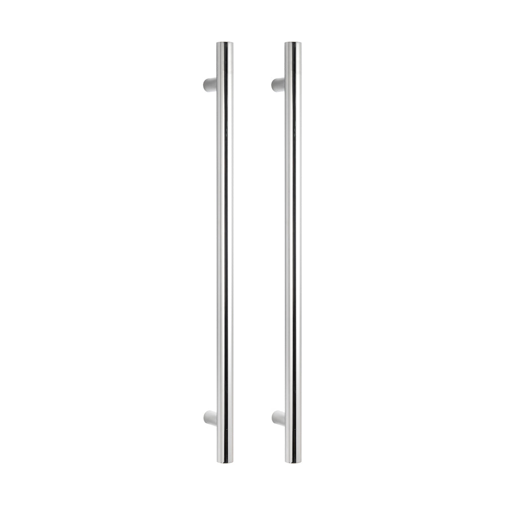 Radiant Vertical ROUND Bar Towel Rail - Multiple Bar and Hook Kits in Various Colours