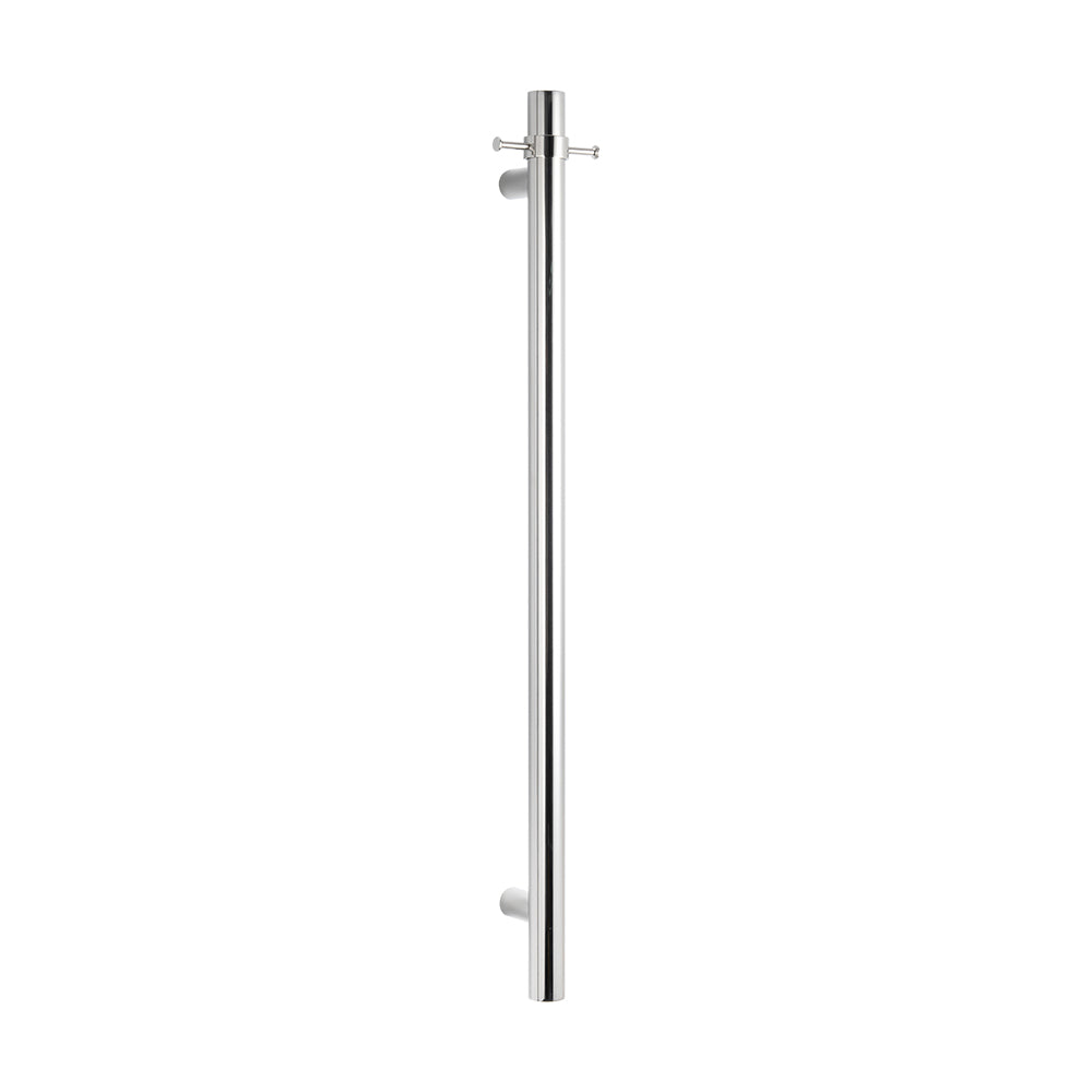 Radiant Vertical ROUND Bar Towel Rail - Multiple Bar and Hook Kits in Various Colours