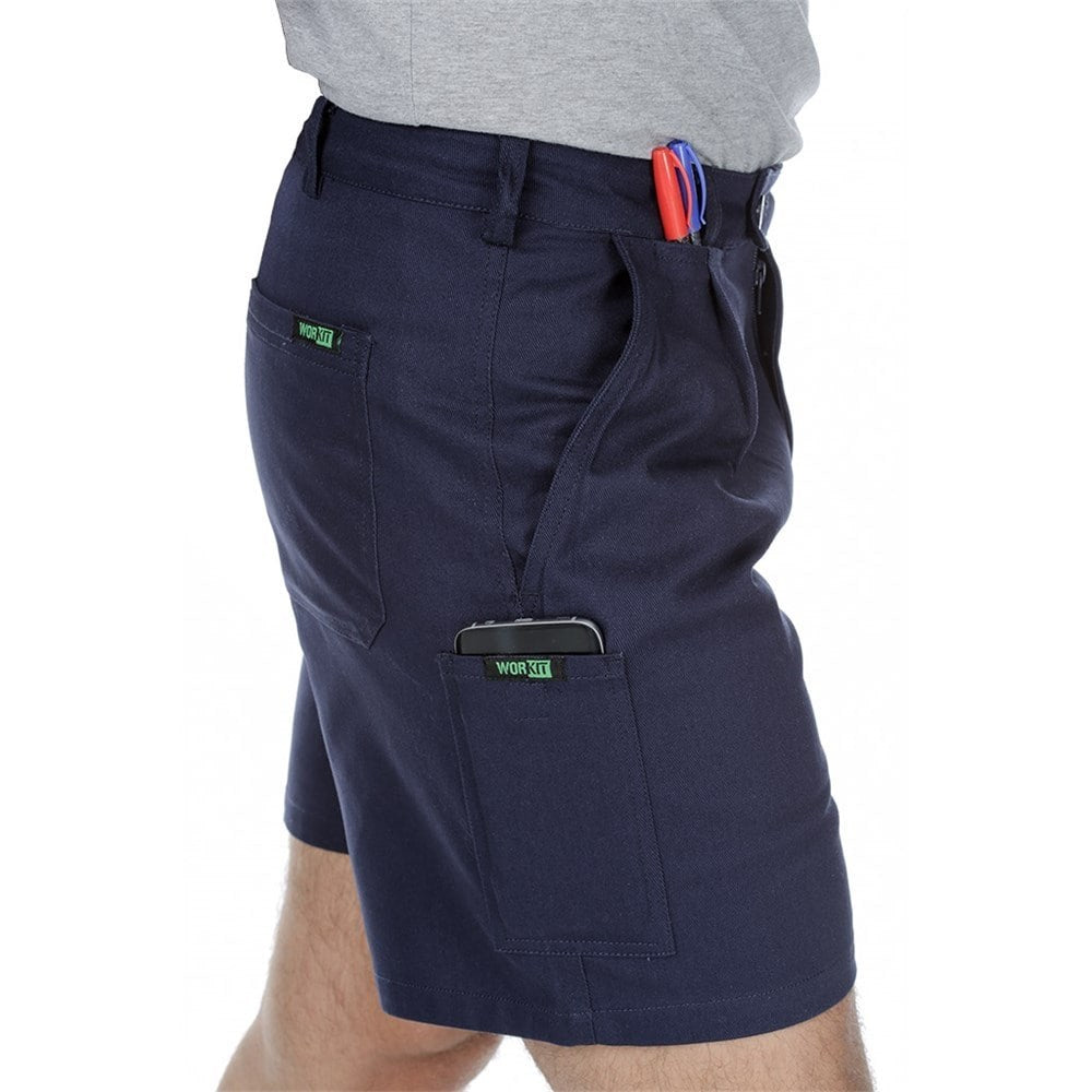 Basic Cotton Drill Shorts - 2 Colour Options in Various Sizes